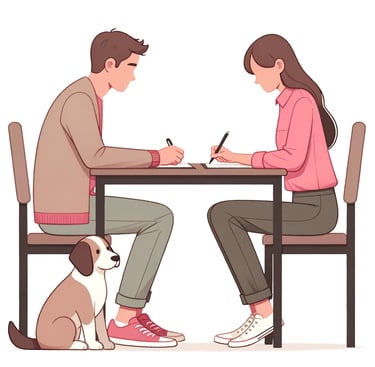 Séance d'ostéopathie animale, thérapie manuelle, bien-être animale