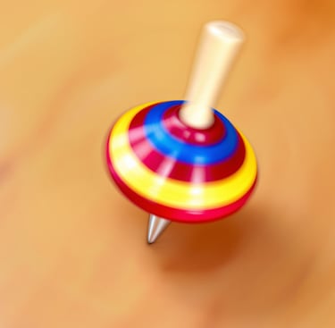 a spinning top