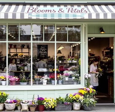 a small flowers store