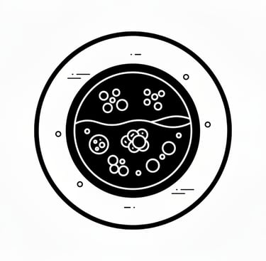 cells in a petri dish