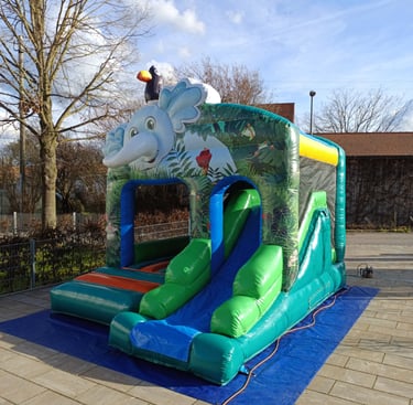 Hüpfburg - Elefant