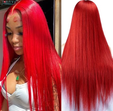 Premium grey straight lace front wig, 100% human hair, silky long style with 13x4 transparent lace