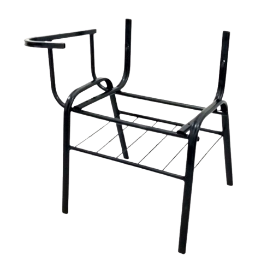 Pintura eletrostática de estruturas de cadeiras escolares