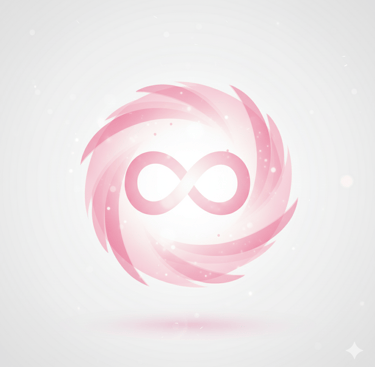 Symbole de l'infini pour le Massage en Lemniscate, soins énergétiques à Désertines.