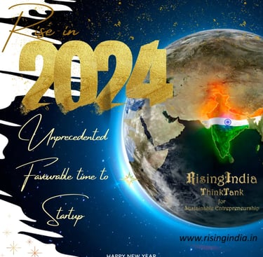New Year 202 wishes from India's first venture studio RisingIndia ThinkTank