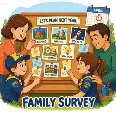 Click to take the Pack 628 Family Survey