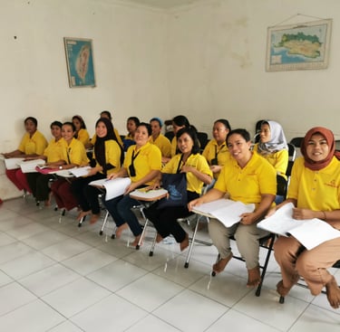 maids attending elder care courses