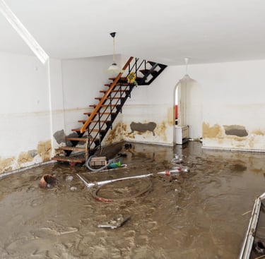 Nettoyage dégât des eaux après une tempête
