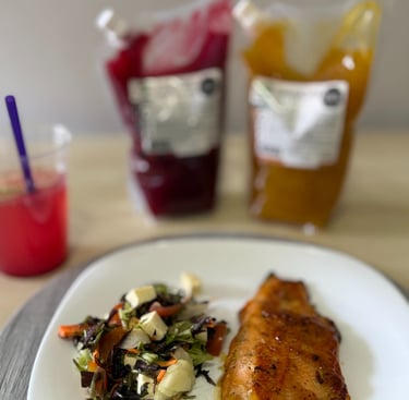 Receta de trucha con salsa de maracuyá