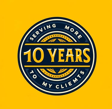 a logo for a service that is serving to customers