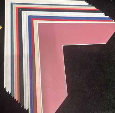 mounting cardboard picture frames 