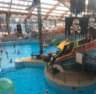 Aquapalace water park in Prague, Czech Republic