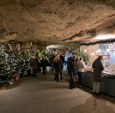Valkenburg cave Christmas Markets 