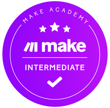 make.com intermediate badge certification