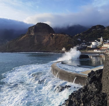 Piscine naturelle à Madère