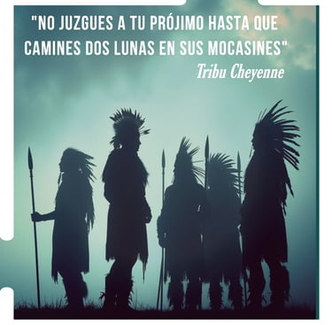Tribu indios nativos en comunidad