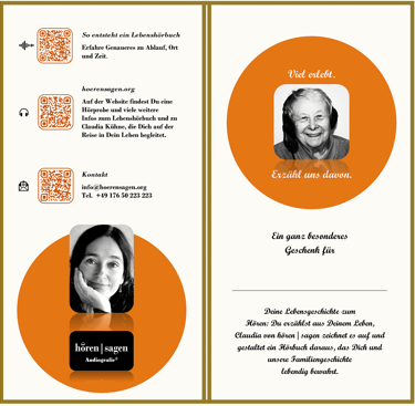 Geschenk-Faltkarte zum Herunterladen