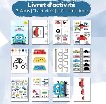 livret d'activité voiture