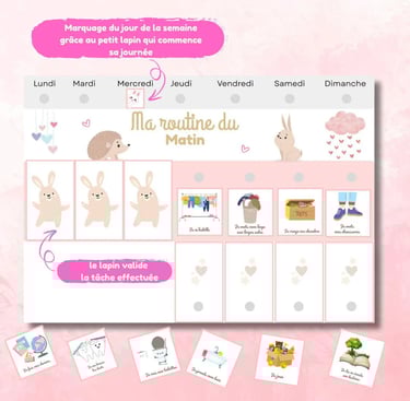 calendrier de routine