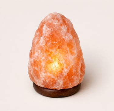 Mineral crystal Himalayan salt lamp natural stone lighting