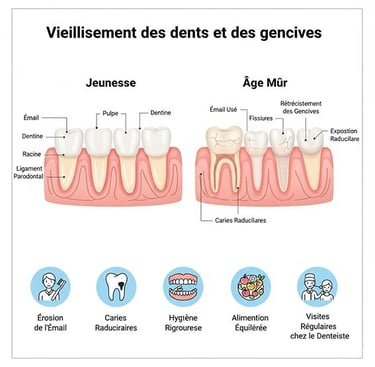 Veillissement des dents et des gencives hygiene-precision.com