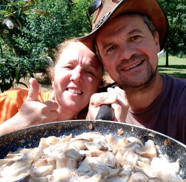 Agnès et Franck vous accueillent dans leur petit coin de paradis. 
