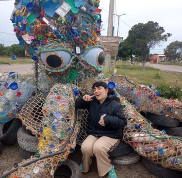 alt="ESCULTURA NUEVA, PULPO RENACIDO EN BAHIA SAN BLAS 2026"