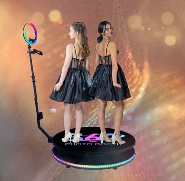 360 photo booth rental in Bakersfield & Los Angeles.