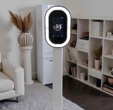 Stylish party photo booth in Bakersfield