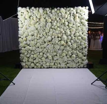 Flowerwall rental Bakersfield