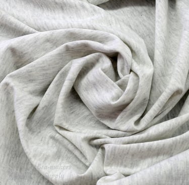 Heathered Organic Cotton Jersey Fabric Swatch