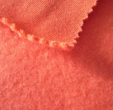 orange polar fleece