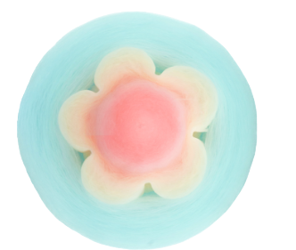 Flower Shaped Candy Floss Art