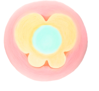 butterfly cotton candy art