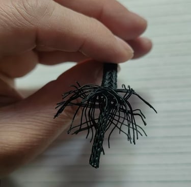 Core-Filled Braided Paper Rope showing