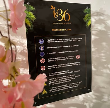 Réglement du spa privatif et love room entre Annemasse, Annecy, Genève et Thonon les Bains