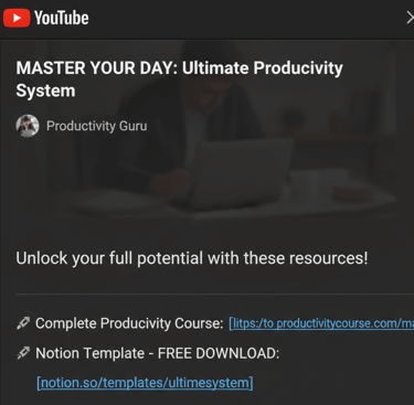 Youtube Digital Products services