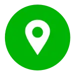 Ícone de pino de mapa indicando a área de cobertura da Serventes Ecologic para coleta de entulho em Teresina-PI