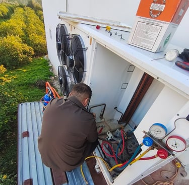 Soğuk hava deposu bakım ve onarım dış ünite 