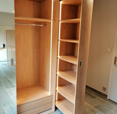 Réalisation finale posée sur site.