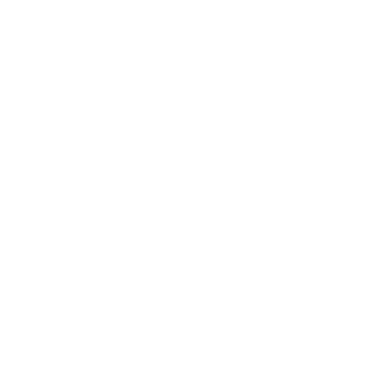 White 24/7 customer support icon featuring a telephone handset and a circular arrow on a black background.