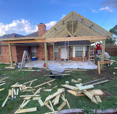 Kitchen and interior remodeling work with updated layout and finishes