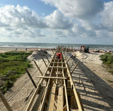 Finished patio and ramp project designed for safe access and long-term use