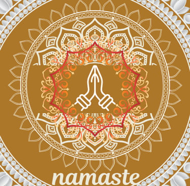 a namasti with a namasti on the front and a namast