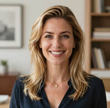 woman wearing black crew-neck shirt