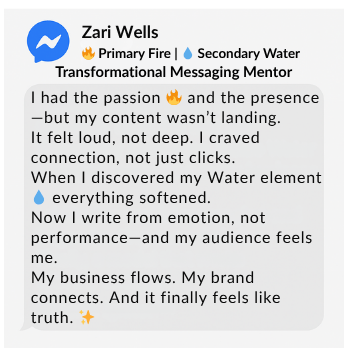 Zari transformed her messaging by leading with emotional resonance over performance.