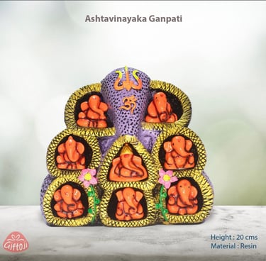 Ashtavinayaka Ganpati Home Decor