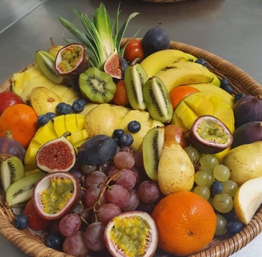 Corbeille de fruits frais