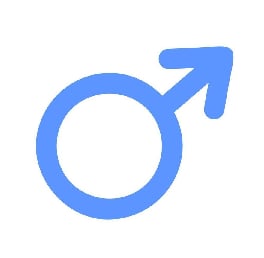 symbole garcon bleu