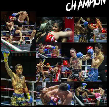 Samui muaythai boxing stadium and Gym training battle neaby chaweng at samui international today 